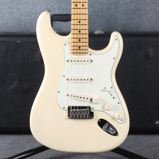 Fender American Standard Stratocaster Electric Guitar - Olympic White - 2nd Hand